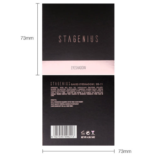 STAGENIUS four-color baked eyeshadow tray