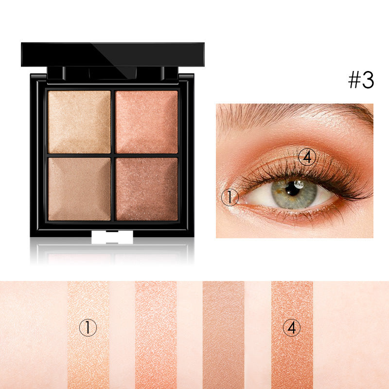 STAGENIUS four-color baked eyeshadow tray
