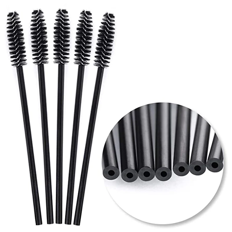 50 Pcs Disposable Eyelash Brushes Eyelashes Extension Tools Eyebrow Brush Mascara Wands Applicator Spoolers Makeup Tools
