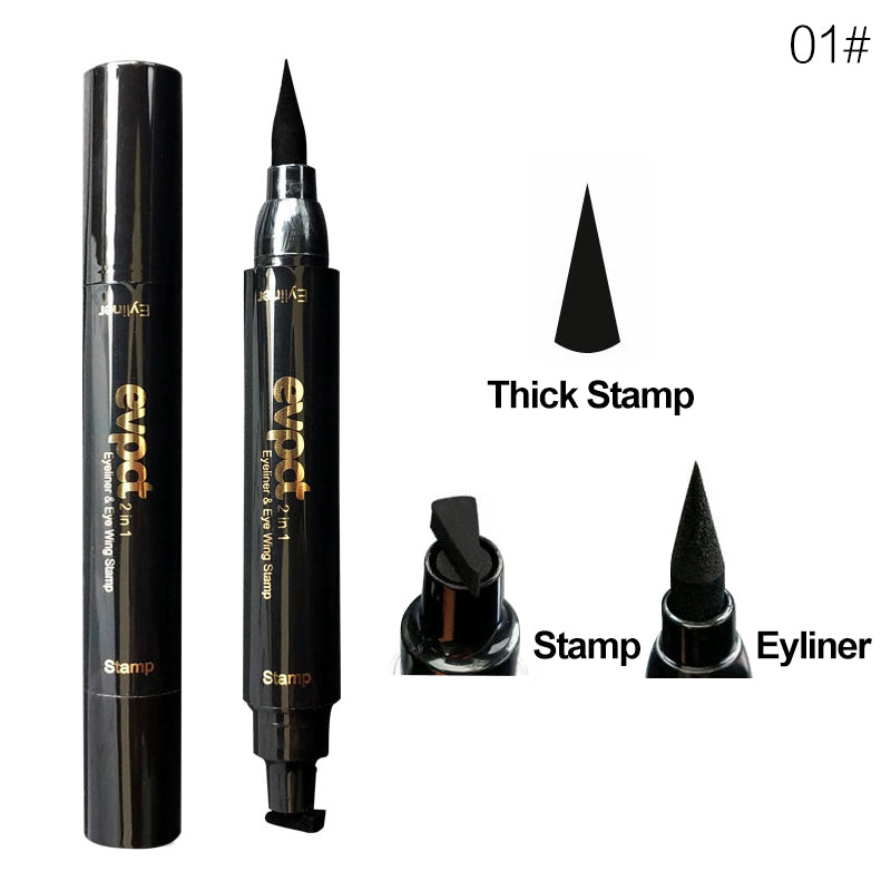 Double-headed wing seal eyeliner - VELORA