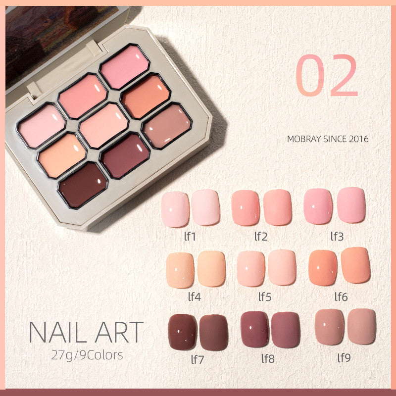 New Solid Nail Polish Set Jiugongge