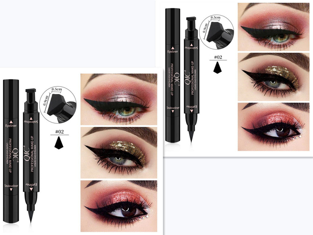 Double-headed wing seal eyeliner - VELORA