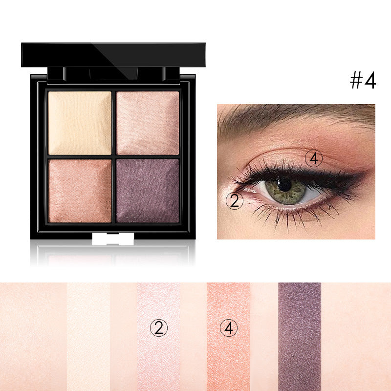 STAGENIUS four-color baked eyeshadow tray