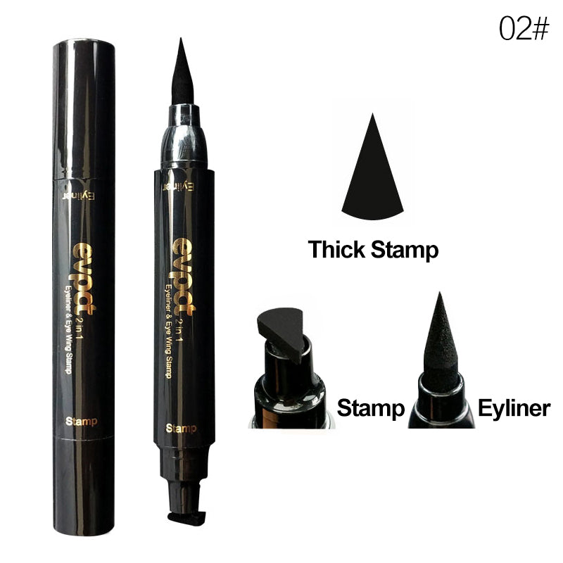 Double-headed wing seal eyeliner - VELORA