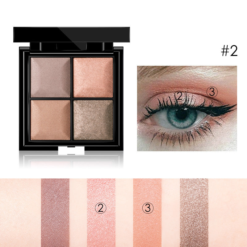 STAGENIUS four-color baked eyeshadow tray