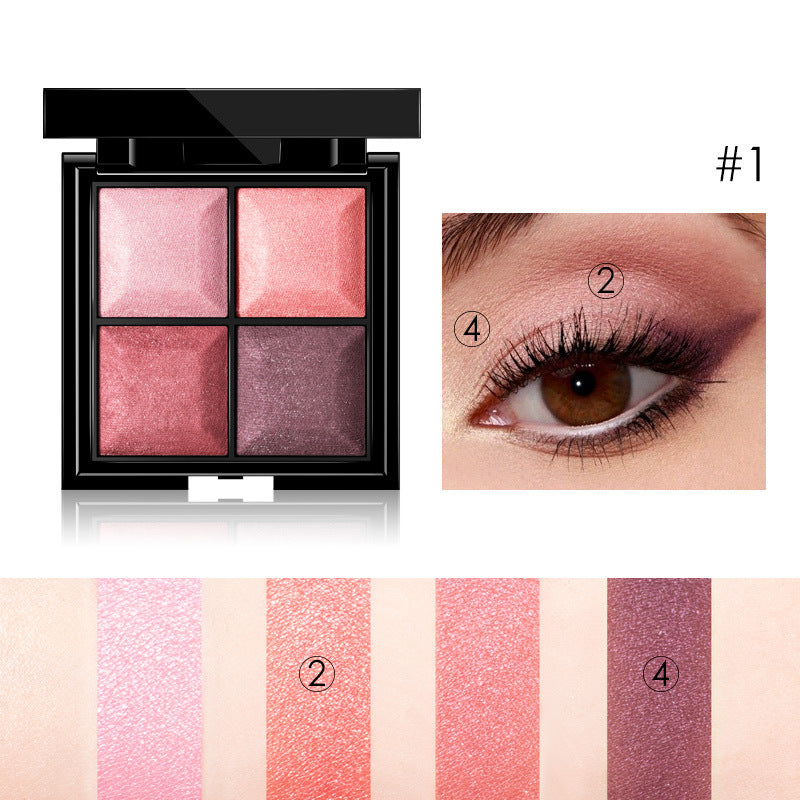 STAGENIUS four-color baked eyeshadow tray