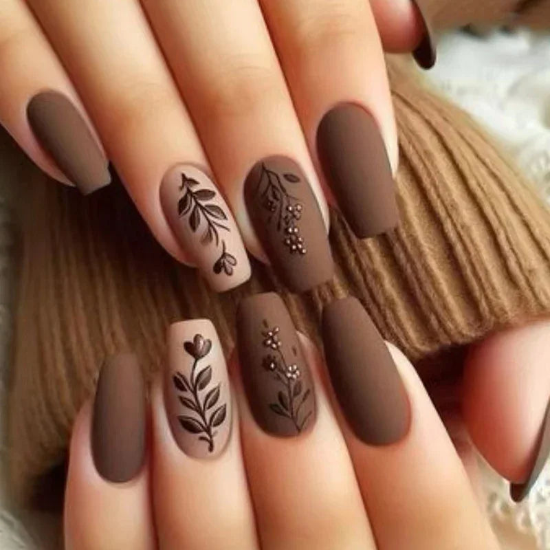 Wear Nail Finished Ice-permeable Ins Style Fashion Nail Stickers