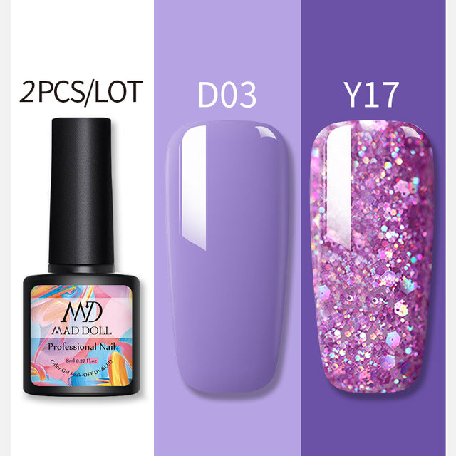 MAD DOL pure color nail polish