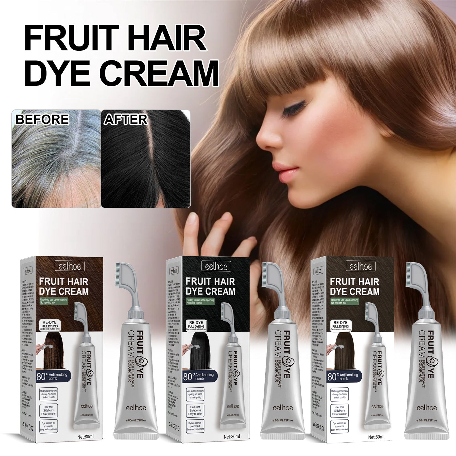 Hair Color-free Hair Cream