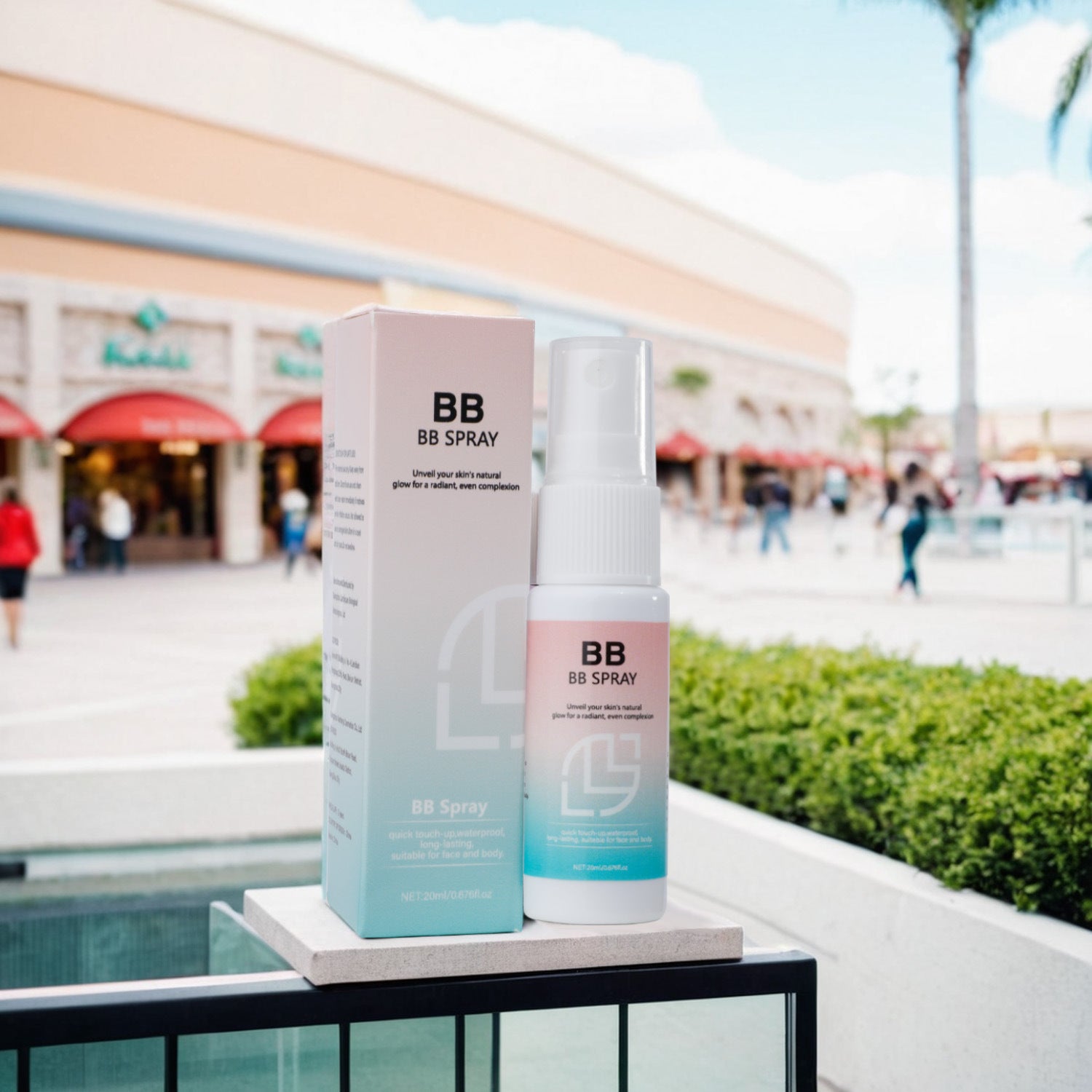 Sweat-proof Plain Face Isolation Lazy Spray