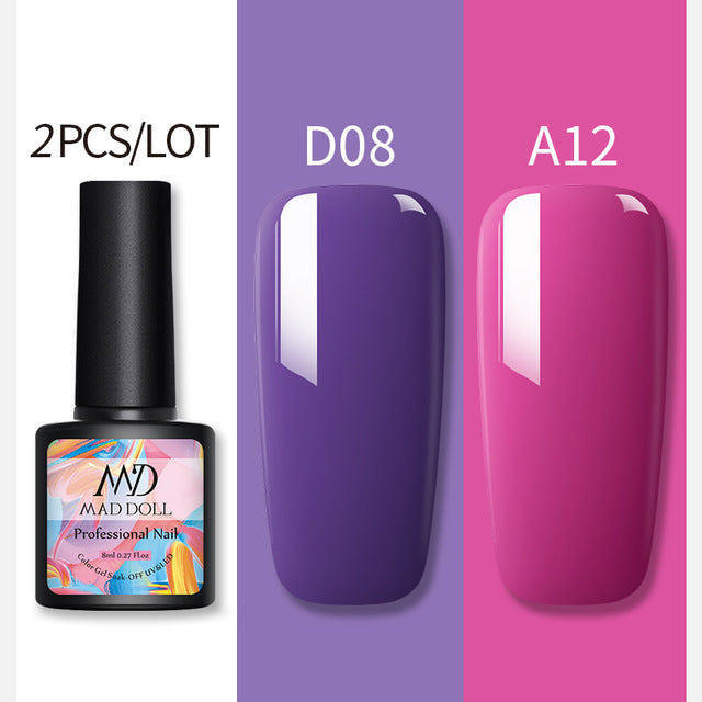 MAD DOL pure color nail polish