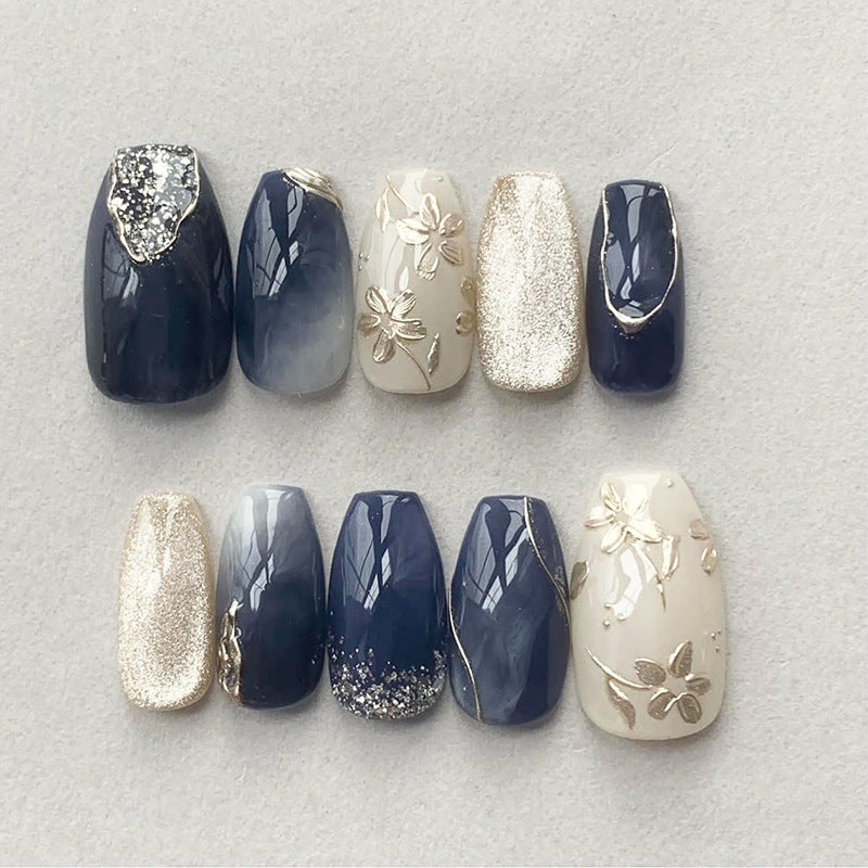 Wear Nail Finished Ice-permeable Ins Style Fashion Nail Stickers