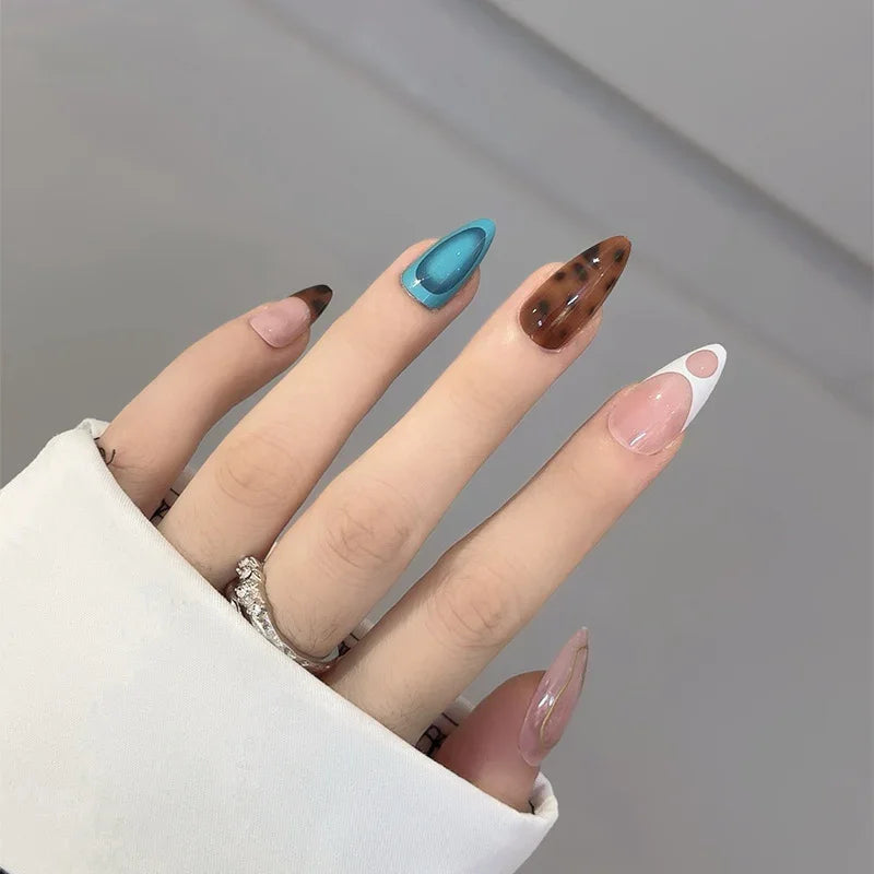 Wear Nail Finished Ice-permeable Ins Style Fashion Nail Stickers