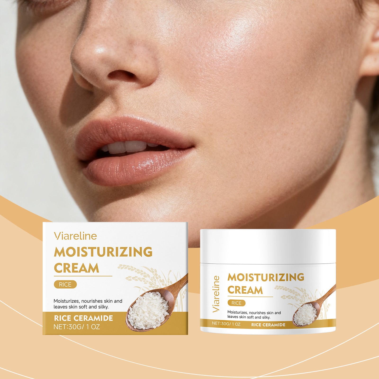 Rice Bran Moisturizing Cream Daily Hydration For Face