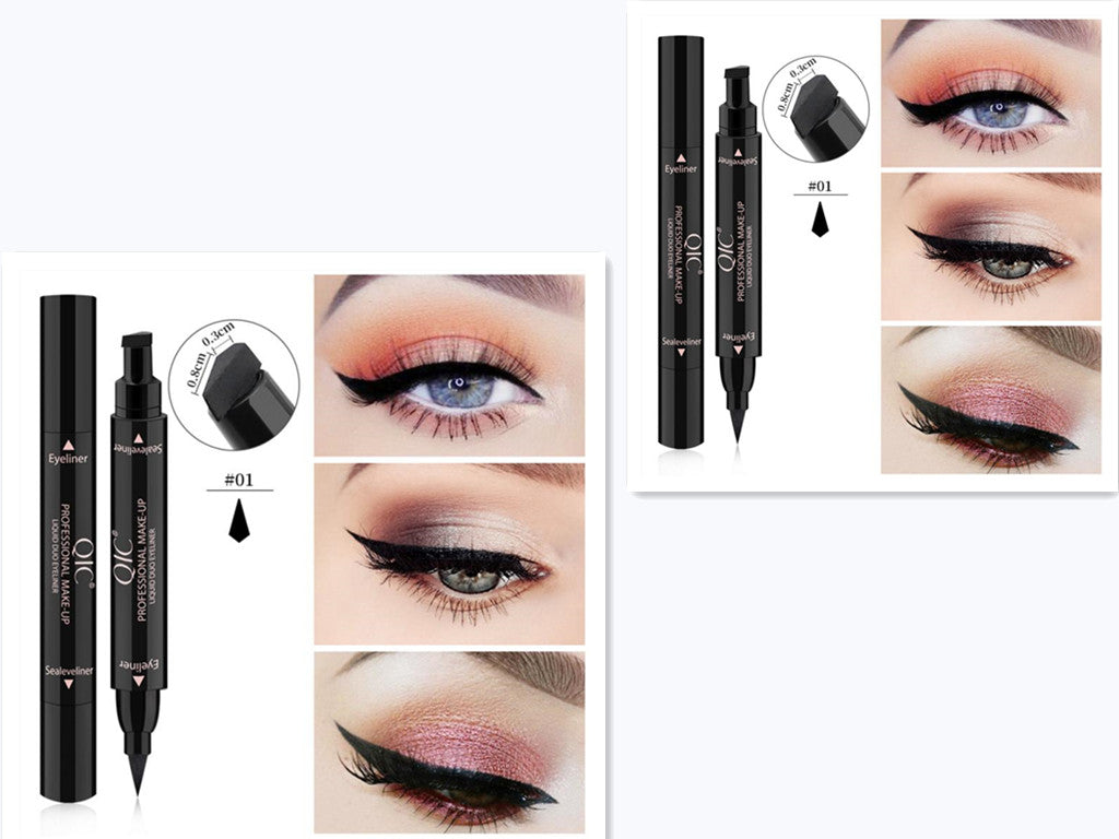 Double-headed wing seal eyeliner - VELORA
