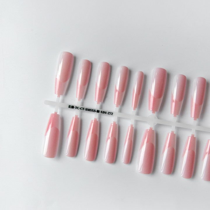 High-grade Long Crystal Plated Frosted Seal Nail Sticker